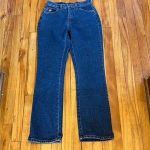 LOIS Women's Straight-Leg Jeans in Deep Blue Denim - Waist Size 26 inches